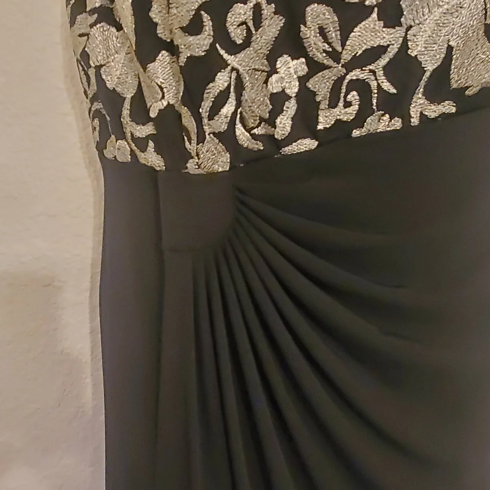 🥂Evening Black & Gold Sheath Dress🥂